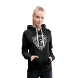 Death Head Moth - Women’s Premium Hoodie - charcoal grey