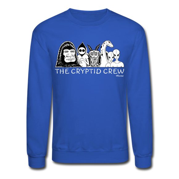 The Cryptid Crew - Crewneck Sweatshirt - royal blue