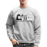 The Cryptid Crew - Unisex Crew Neck Sweatshirt - heather gray