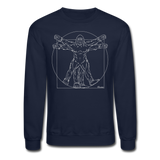 Vitruvian Bigfoot - Crewneck Sweatshirt - navy