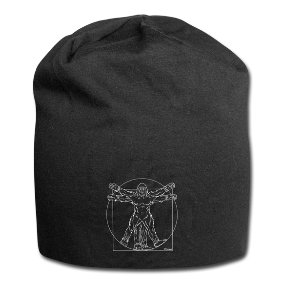 Vitruvian Bigfoot - Jersey Beanie - black