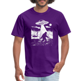 Bigfoot Abduction - Unisex Classic T-Shirt - purple