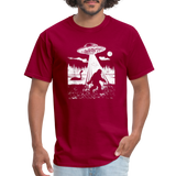 Bigfoot Abduction - Unisex Classic T-Shirt - dark red
