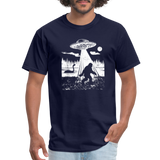 Bigfoot Abduction - Unisex Classic T-Shirt - navy