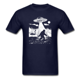Bigfoot Abduction - Unisex Classic T-Shirt - navy