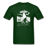 Bigfoot Abduction - Unisex Classic T-Shirt - forest green