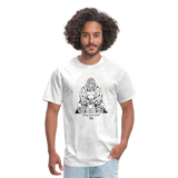 Bigfoot Buddha/Stay Grounded - Unisex Classic T-Shirt - light heather gray