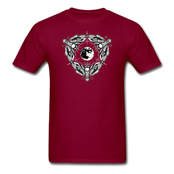 Death Head Moth Design - Unisex Classic T-Shirt - burgundy