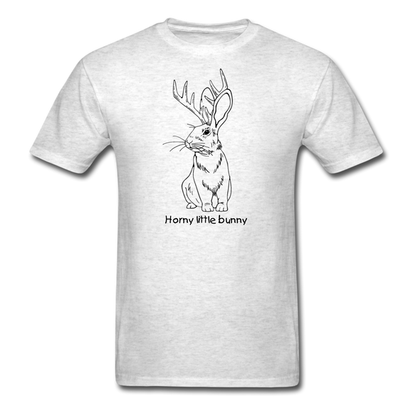 Horny Little Bunny - Unisex Classic T-Shirt - light heather gray