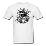 Skull in Crown - Unisex Classic T-Shirt - white