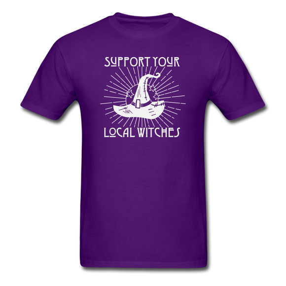 Support Your Local Witches - Unisex Classic T-Shirt - purple