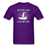 Support Your Local Witches - Unisex Classic T-Shirt - purple