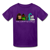 The Cryptid Crew - Kids' T-Shirt - purple