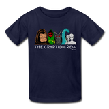 The Cryptid Crew - Kids' T-Shirt - navy
