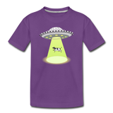 Cow Abduction -  - Kids' Premium T-Shirt - purple