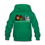 The Cryptid Crew - Kids' Hoodie - kelly green