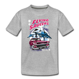 Flying Saucers - Kids' Premium T-Shirt - heather gray