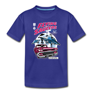 Flying Saucers - Kids' Premium T-Shirt - royal blue