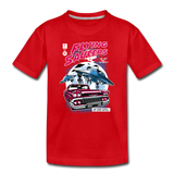 Flying Saucers - Kids' Premium T-Shirt - red