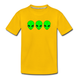 Aliens - Kids' Premium T-Shirt - sun yellow
