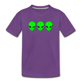 Aliens - Kids' Premium T-Shirt - purple
