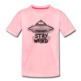 Stay Weird - Kids' Premium T-Shirt - pink
