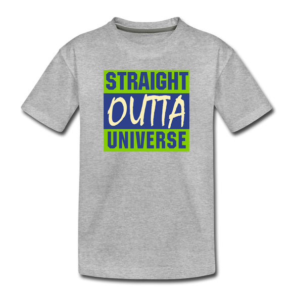 Straight Outta Universe - Kids' Premium T-Shirt - heather gray