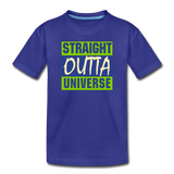 Straight Outta Universe - Kids' Premium T-Shirt - royal blue