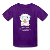 Ready to make Christmas Cookies - Kids' T-Shirt - purple