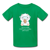 Ready to make Christmas Cookies - Kids' T-Shirt - kelly green