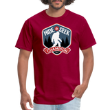 Hide and Skke Champion - Unisex Classic T-Shirt - dark red