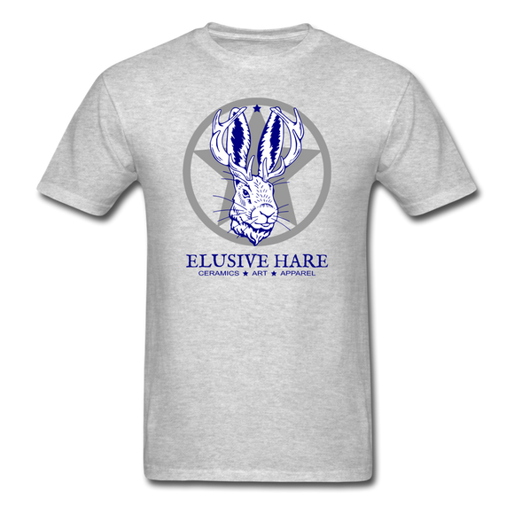 Elusive Hare Logo - Unisex Classic T-Shirt - heather gray