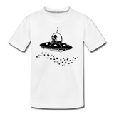 Flying alien - Kids' Premium T-Shirt - white