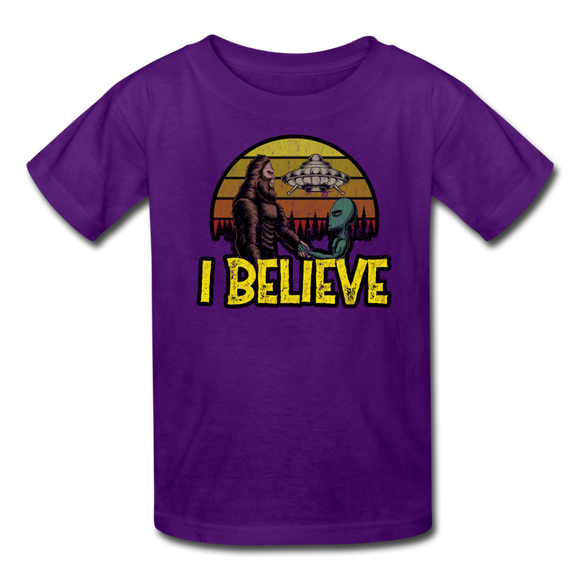 I Believe - Kids' T-Shirt - purple