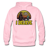 I Believe - Gildan Heavy Blend Adult Hoodie - light pink