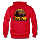 I Believe - Gildan Heavy Blend Adult Hoodie - red