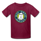 Mad Ghost Society - Kids' T-Shirt - burgundy