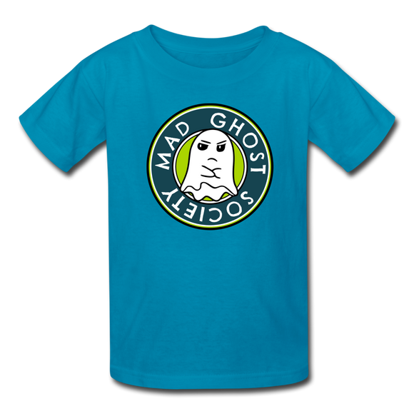 Mad Ghost Society - Kids' T-Shirt - turquoise