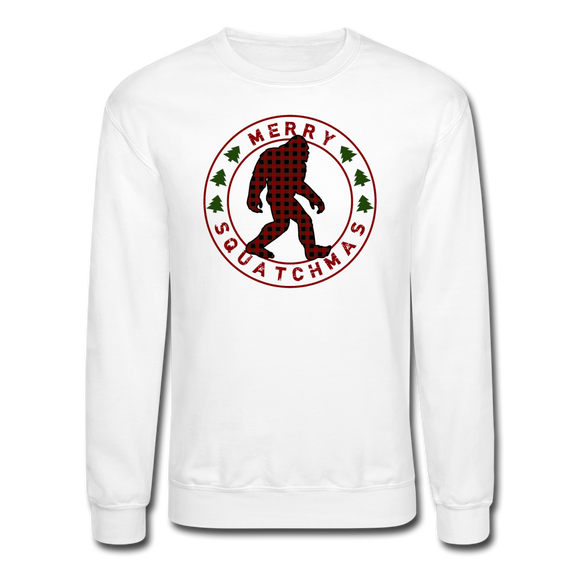 Merry Squatchmas - Unisex Crewneck Sweatshirt - white