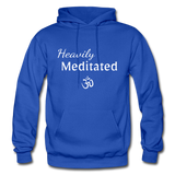 Heavily Meditated - Gildan Heavy Blend Adult Hoodie - royal blue