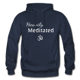 Heavily Meditated - Gildan Heavy Blend Adult Hoodie - navy