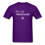 Heavily Meditated - Unisex Classic T-Shirt - purple