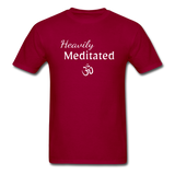Heavily Meditated - Unisex Classic T-Shirt - dark red