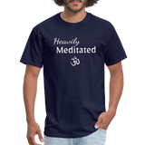 Heavily Meditated - Unisex Classic T-Shirt - navy