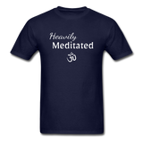 Heavily Meditated - Unisex Classic T-Shirt - navy