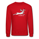 Jackalope, I Believe - Crewneck Sweatshirt - red