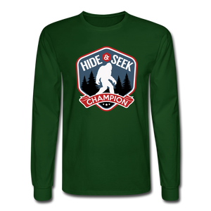 Hide and seek champion - Men's Long Sleeve T-Shirt - forest green