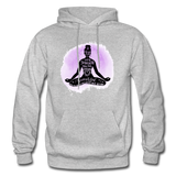 By being yourself - Gildan Heavy Blend Adult Hoodie - heather gray