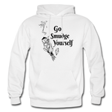 Go smudge yourself - Gildan Heavy Blend Adult Hoodie - white