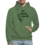 Go smudge yourself - Gildan Heavy Blend Adult Hoodie - military green